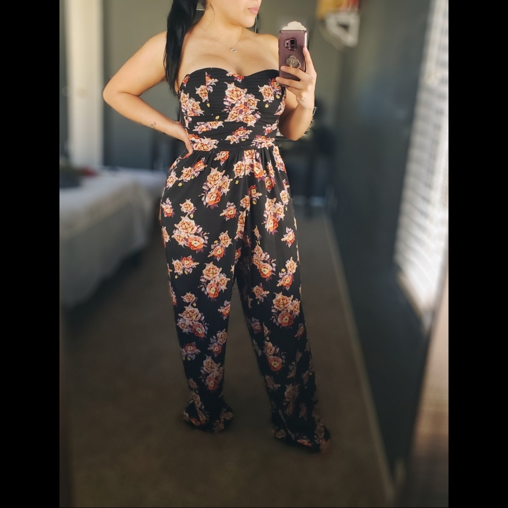 Band of Gypsies Strapless Jumpsuit